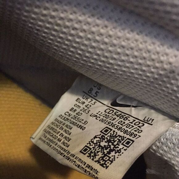 Nike court vision laker shoes - Picture 10 of 11